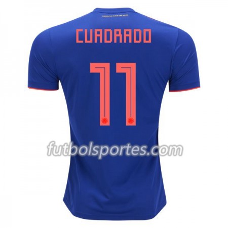 Camisetas Colombia Cuadrado 11 Segunda Equipacion Mundial 2018